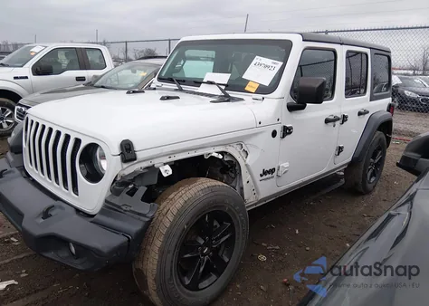 2020 Jeep Wrangler Unlimited Sport Altitude 4X4 from USA, damaged, VIN 1C4HJXDG4LW252822